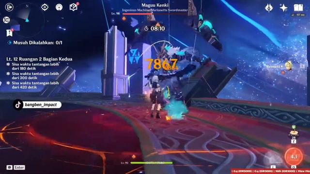 BENNETT SOLO vs MAGGU KENKI SPIRAL ABYSS 3.1 | GENSHIN IMPACT смотреть онлайн