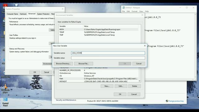 System Variable And User Variable In Windows Part1 смотреть онлайн