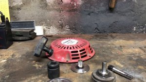 Адаптер для запуска мотоблока дрелью.