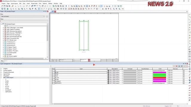 EPLAN 2.9 - Extensions in Layer Management смотреть онлайн