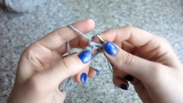 Теплый Простой Узор "Косые петли". В круговом вязании. смотреть онлайн