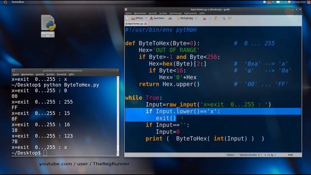 python : Byte to Hex смотреть онлайн