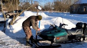 Простые приспособления для мото техники. Подъемник для снегохода, квадроцикла.