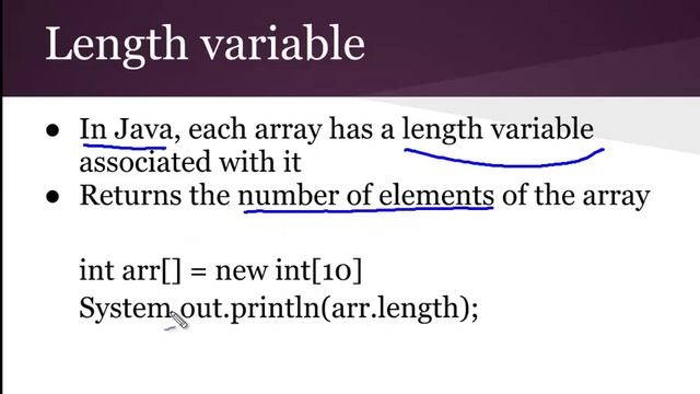 Arrays in Java смотреть онлайн