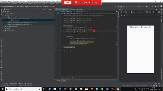 How to create shadow effect (elevation) in android studio смотреть онлайн