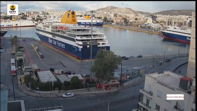 Piraeus Attica Live cam View over the port of Piraeus смотреть онлайн