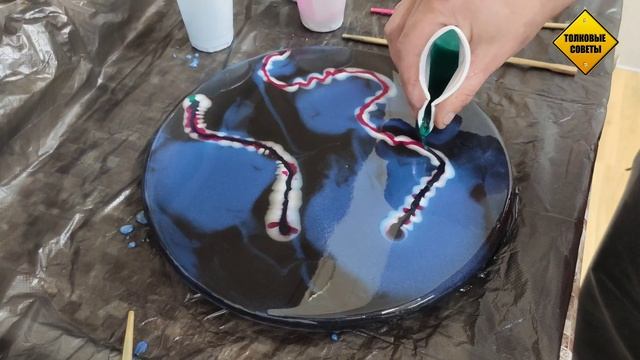 Как сделать классную картину в стиле Кибер Панк с помощью эпоксидной смолы смотреть онлайн