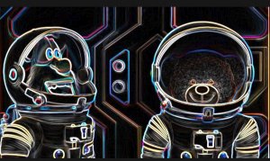 Анимационный мультфильм 3D: Буба в Космическом корабле