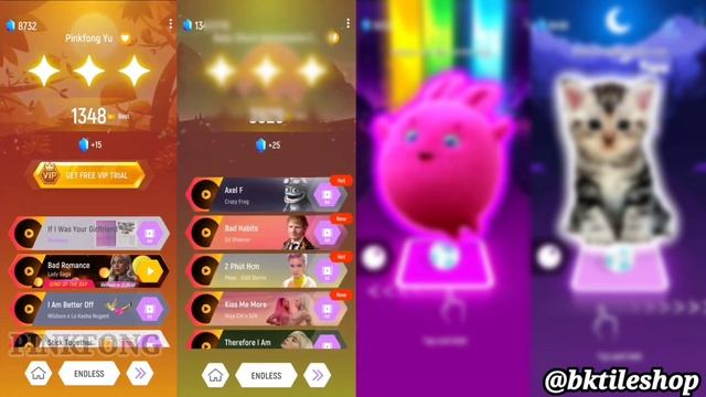Pinkfong Hogi VS Baby Shark Pinkfong VS Sunny Bunnies VS Cute Cat | Tiles Hop EDM Rush смотреть онлайн