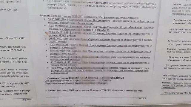 Публикация Протокола ОС ТСН СНТ Васильки №18 от 07.11.2020 - 2 смотреть онлайн