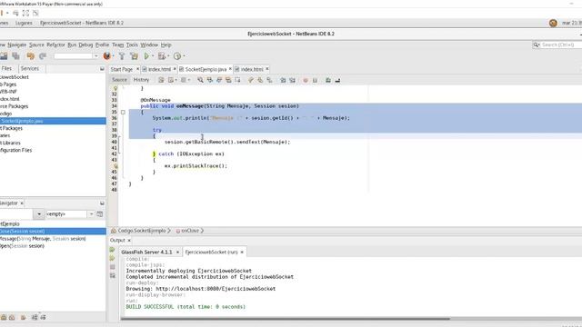 IMPLEMENTACION DE UN WEB SOCKET EN LINUX смотреть онлайн