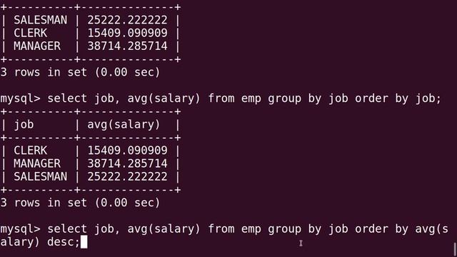 Mysql order by, group by and having clause. смотреть онлайн