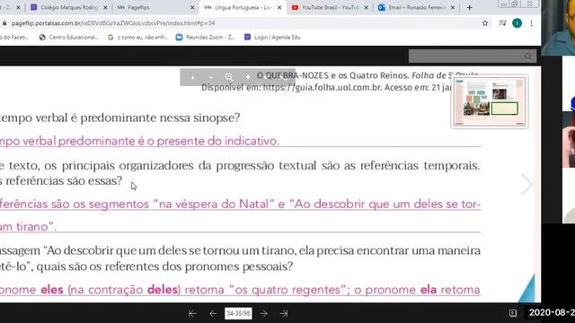 Vídeo - Aula / Gramática - Turma 801 - CMR Sulacap смотреть онлайн
