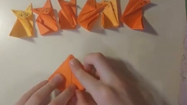 оригами лисичка смотреть онлайн