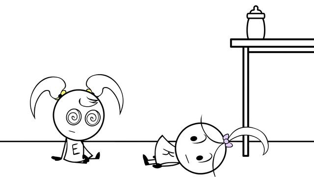 EK Doodles - Kate Is Sick ! Cute & Funny Cartoon Twins' Many Pretend Play Adventures