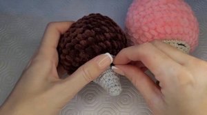 Ежик крючком из плюшевой пряжи♡ Подробный мастер-класс для начинающих ♡