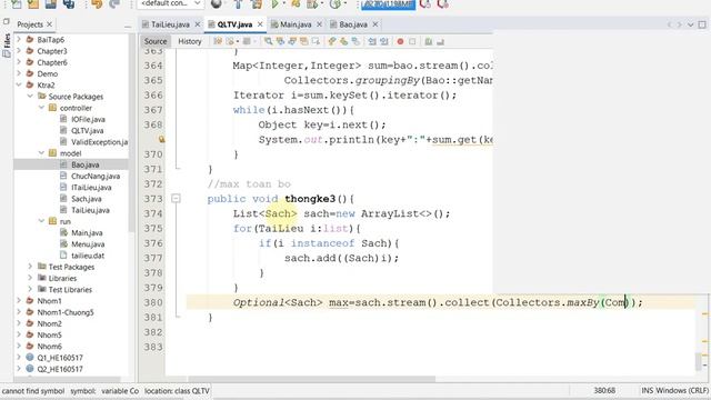Hướng dẫn Kiểm tra 2 - Hướng đối tượng và danh sách - Phần 4: Thống kê (Java 8 stream) смотреть онлайн