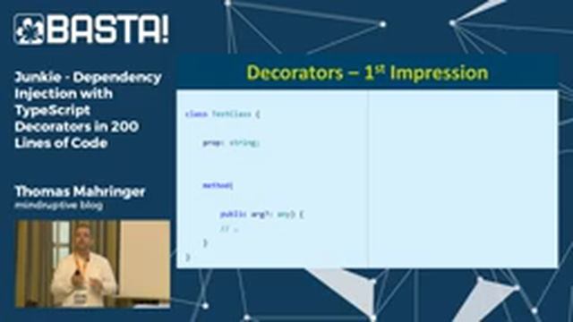 Junkie – Dependency Injection with TypeScript Decorators in 200 Lines of Code смотреть онлайн
