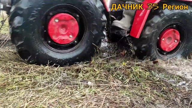 Ноябрьские покатушки на минитракторе Беларус 132Н(Belarus 132H). смотреть онлайн