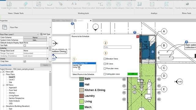 Instant Room View generator - Revit API смотреть онлайн