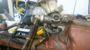 снятие и ремонт рулевой рейки, без снятия подрамника. Меган 2.