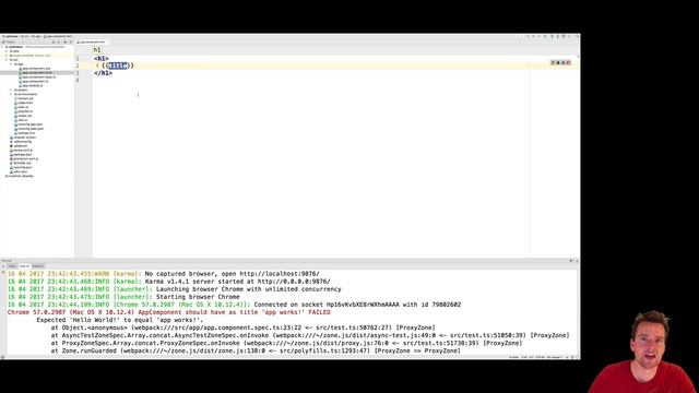 MEAN STACK with Angular4 part 9 - Fixing tests смотреть онлайн