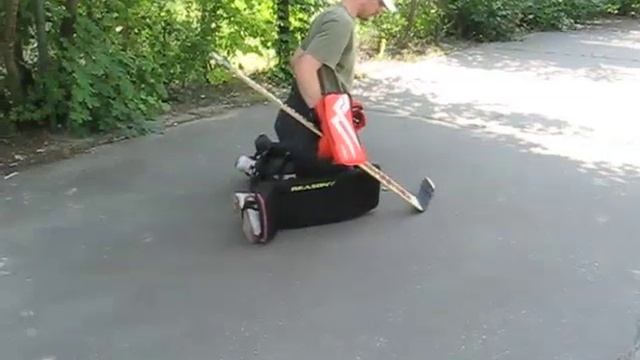 Street hockey and inline hockey sliding ReasonY goalie pads смотреть онлайн