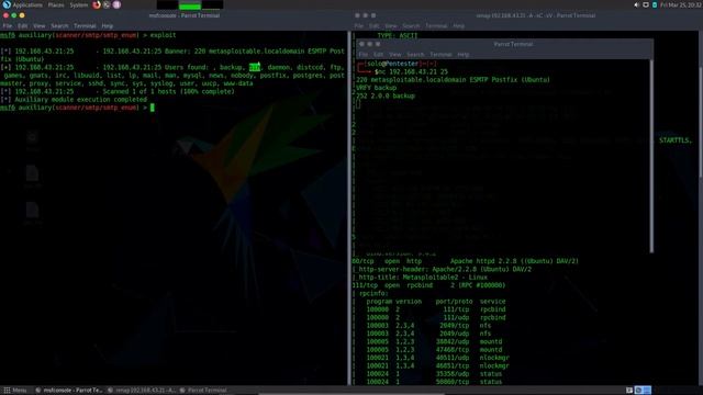 SMTP Exploitation | Port 25 | Metasploitable2 Smtp Hacking | Pentester YouTube Channel