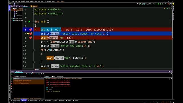 C Programming - realloc - Dynamic Memory Allocation смотреть онлайн