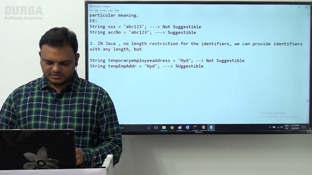 Core Java || Language Fundamentals || Identifiers Part - 3|| by Nagoor Babu смотреть онлайн