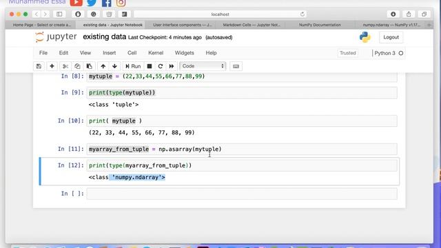 17 Data Science Numpy Lists , Tuple & Buffer with String смотреть онлайн