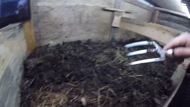 Переселение червя (верхний бурт) ч.2 подведение итогов. Червеводство - разведение червя смотреть онлайн