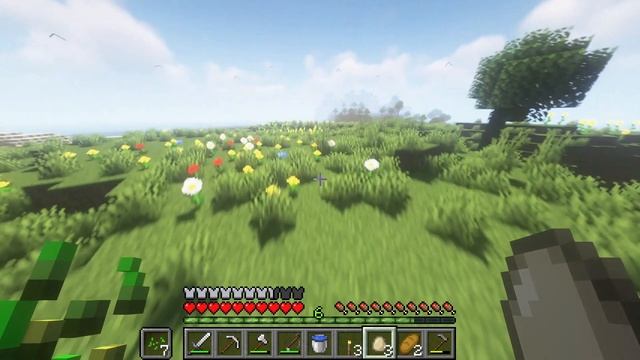 Minecraft java part 4 / making a small chicken farm смотреть онлайн