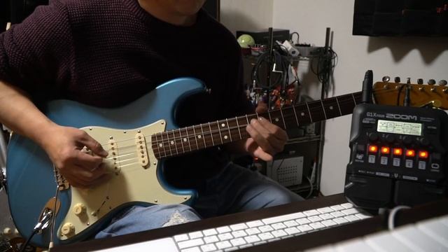 ZOOM G1X FOURとピックアップ交換したフェンダーメキシコ　ストラトキャスターでFuture Destination!! смотреть онлайн