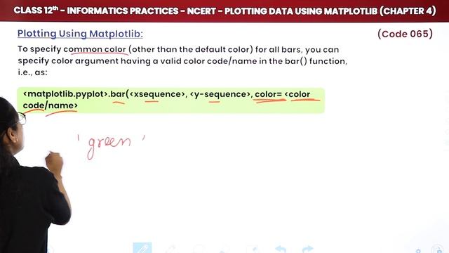 Class 12 Informatics Practices Chapter 4 | Plotting Data Using Matplotlib: Bar & Pie Chart(Code 065 смотреть онлайн
