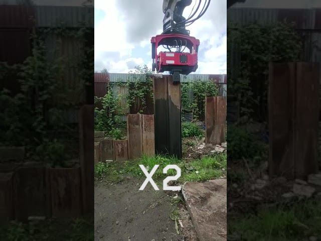 Работа вибропогружателя Impulse VP350R, поставленного нами в Польшу, через нашего дилера смотреть онлайн