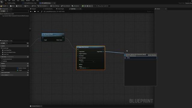 UE5 Geometry Script - Booleans at Runtime смотреть онлайн