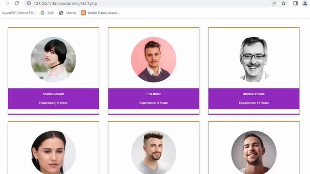 Designing our staff page and contact us page using PHP MySQL jQuery and Bootstrap Framework Part-23 смотреть онлайн