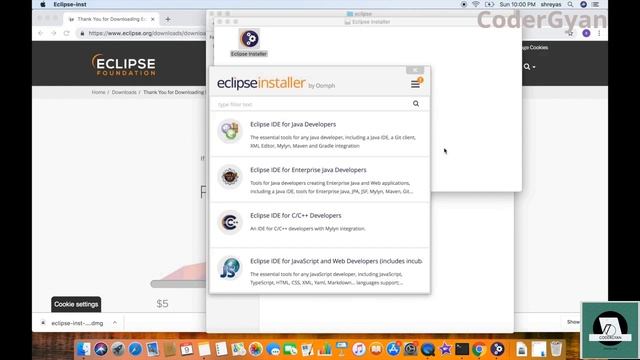 How to install Eclipse On Mac OS X for 2022 Eclipse IDE for Java development online by CoderGyan смотреть онлайн