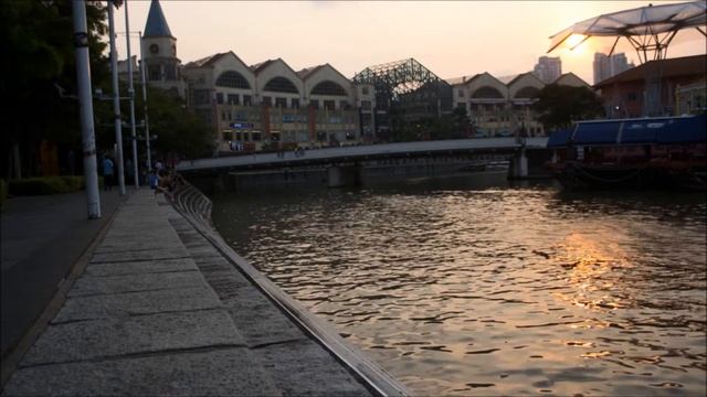 Timelapse Clarke Quay Singapore смотреть онлайн