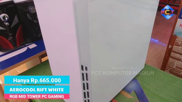 Aerocool Rift White Gaming RGB Case - Tempered Glass (Include 1x Fan) смотреть онлайн