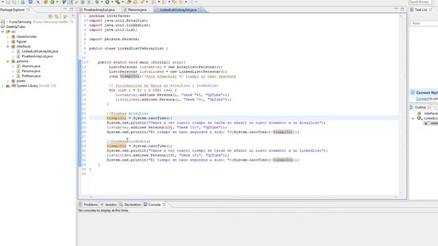Tutorial java #27 - ArrayList Vs LinkedList смотреть онлайн