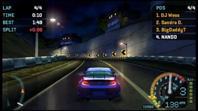 Need For Speed Underground Rivals (PSP) - Corridas e Tuning com o Mazda RX-8. смотреть онлайн