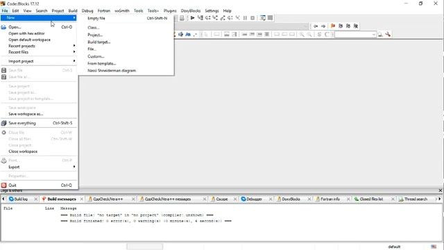 How to make a file and project on code blocks and how to run it? смотреть онлайн