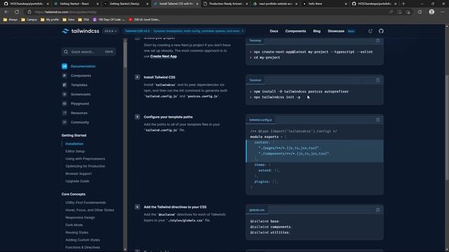 Build a Fullstack portfolio website | tutorial (Sinhala) | React Next js | tailwind CSS (part 1) смотреть онлайн