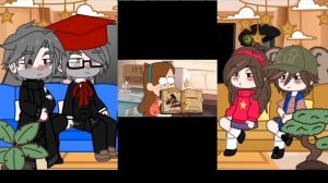 [* Реакция персонажей Гравити Фолз на видео *] ~ by: - LinWin ~[Gacha Club]~
