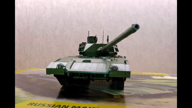 Т-14 АРМАТА финальная демонстрация готовой модели / T-14 ARMATA final showcase смотреть онлайн