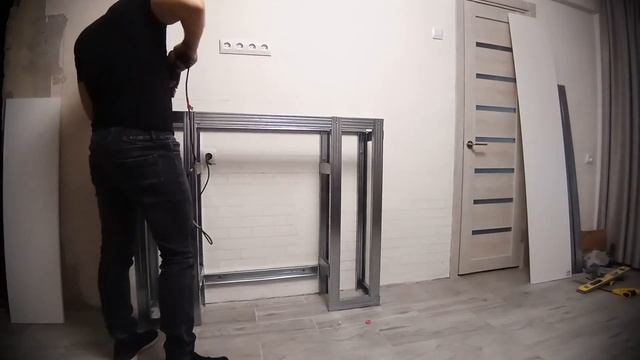 Камин своими руками. Фальш камин. Часть 1. смотреть онлайн