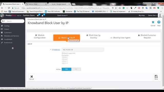 Prestashop Block User/Bot by IP, Country or User Agent - Video TutorialBlocker youtube смотреть онлайн