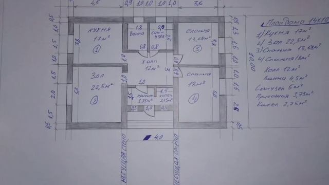 План дома 14×10 смотреть онлайн